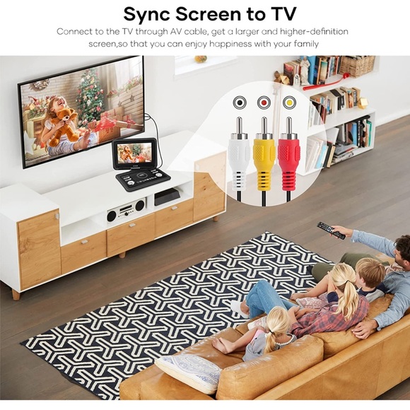 Portable DVD Player for Car with Mount - - Picture 6 of 10